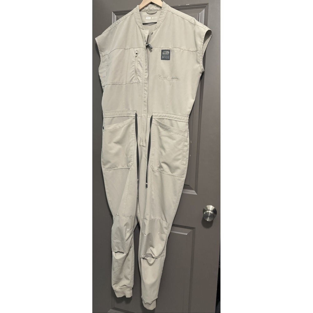 FIGS Technical Collection Women Size XL Star Wars Rafaela Jogger Scrub Jumpsuit